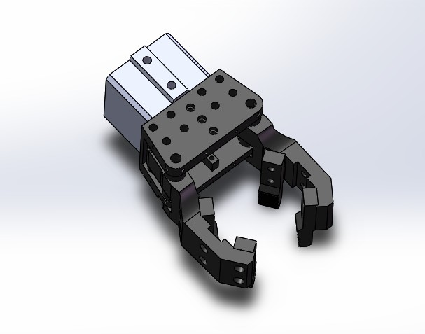 气爪3D图(带工程图)F336 非标自动化设备3D图纸3D模型