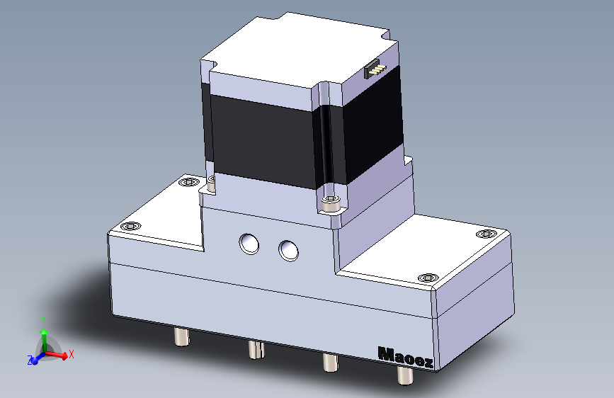 精密工业用多轴器3D图纸G177