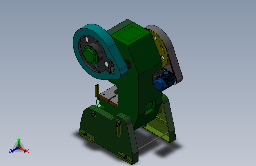 冲床自动上下料机3D模型图纸 G960 非标自动化机械3D图纸设计