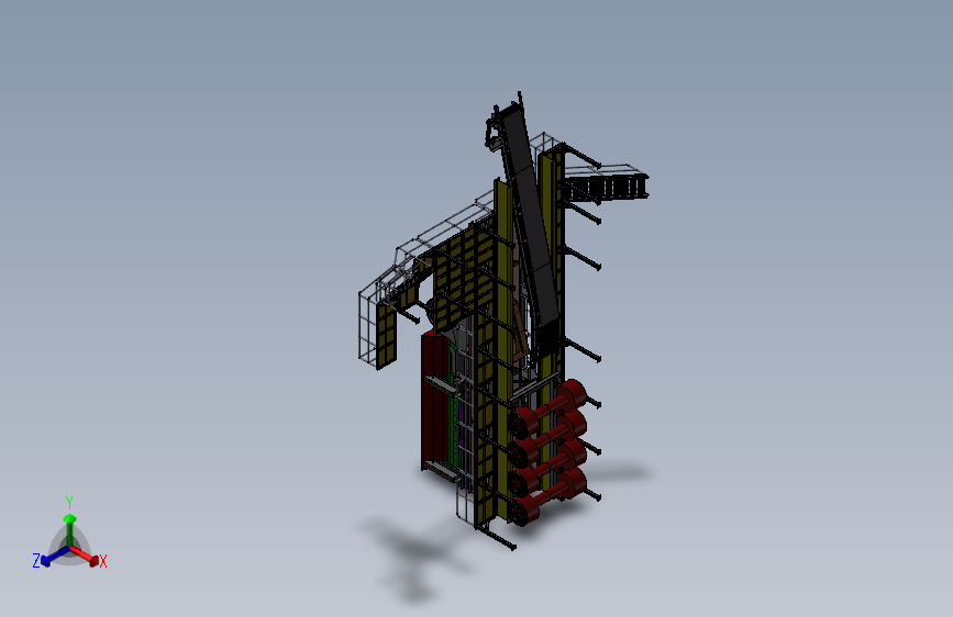 10套 磁选机 破碎机 反击式破碎机   3D模型图纸