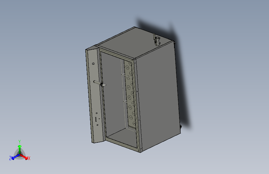 超声波清洗机3D图纸设计H392