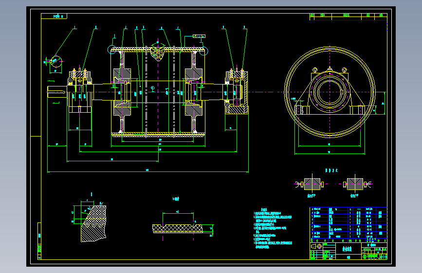 NPCTC0000900滚筒输送机全套设计图纸 机械设备 cad图纸文件素材