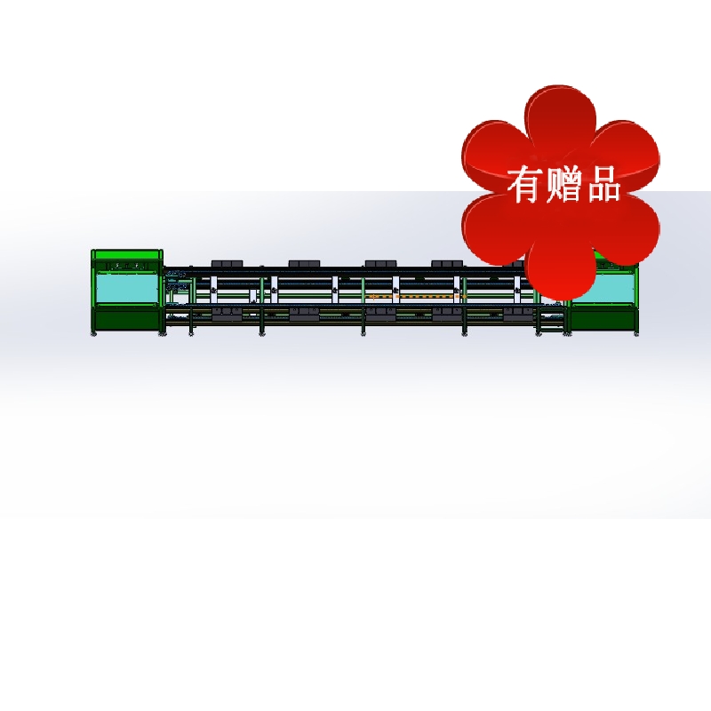 3倍速输送线 SolidWorks 机械设备 3D模型图纸 设计素材