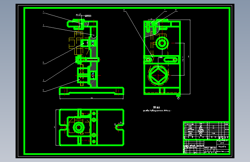 机械毕业设计-CA6140车床拨叉831002加工工艺编制及钻孔夹具设计（镗、钻、攻螺纹3套夹具）