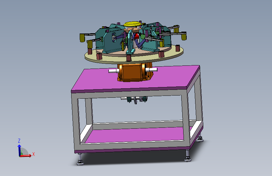 凸轮分割器图纸 机械素材3D图纸自动化设备三维模型