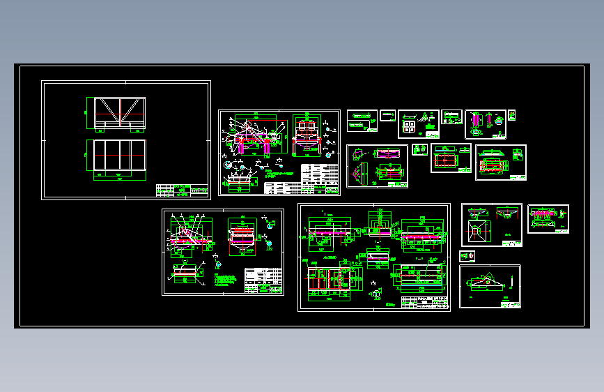 DZSF1224直线振动筛全套CAD图纸 机械设计素材资料