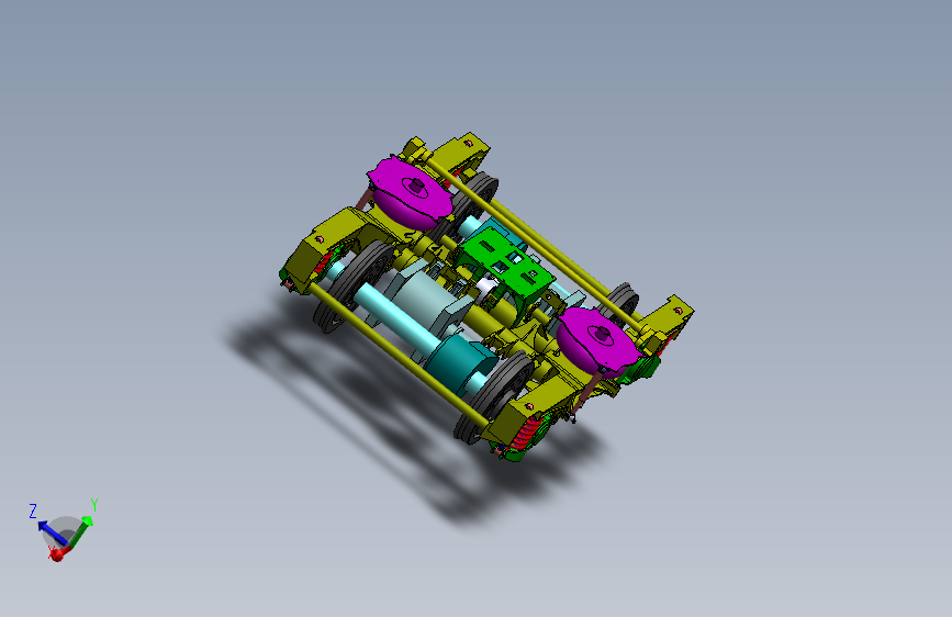 机械设计-120km速度级B型地铁拖车转向架结构设计 含3D图说明PDF