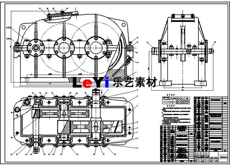 300张机械零件图纸学习练习cad画图常用素材资料