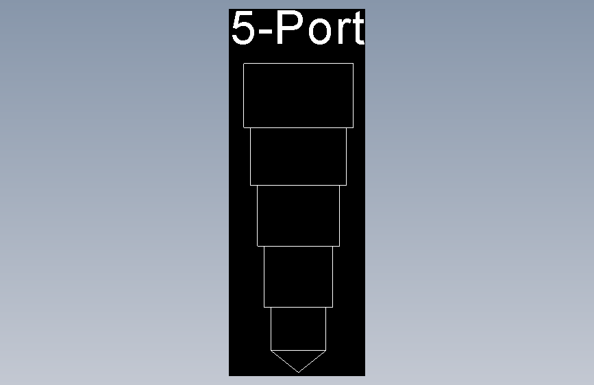 插装阀-5 port plain