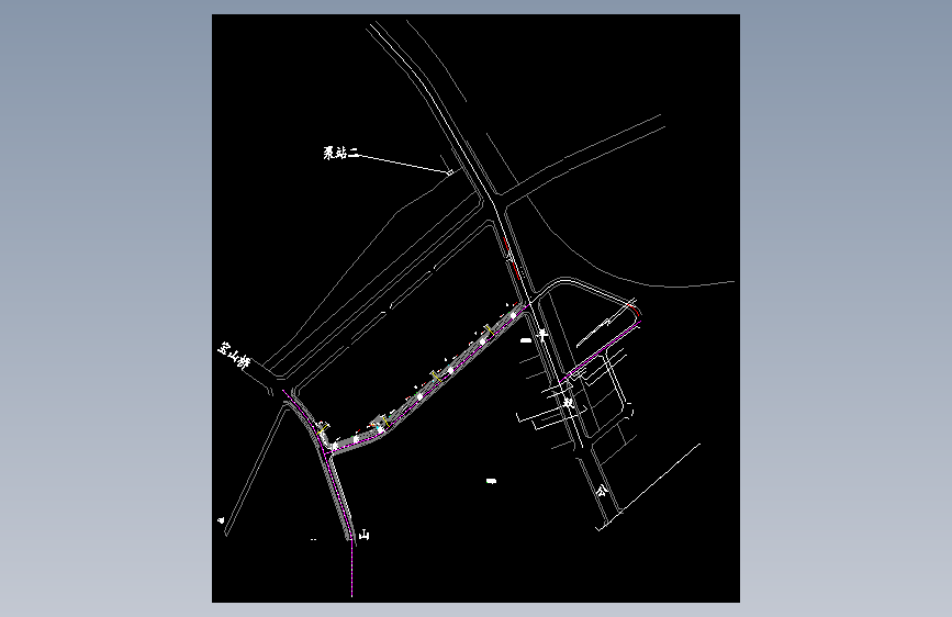 某城市地下综合管廊工程设计cad施工图图集