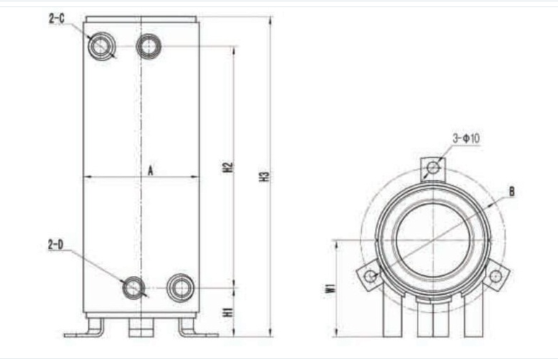 桶式换热器模型全集 共5种规格