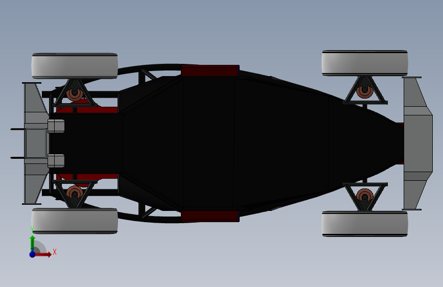 Atom原子跑车三维建模图纸 solidworks设计 附STEP