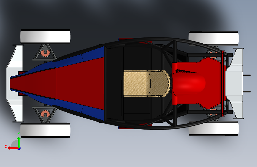 Atom原子跑车三维建模图纸 solidworks设计 附STEP