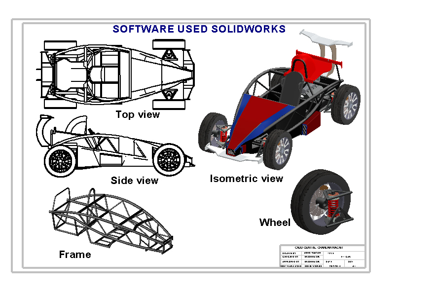 Atom原子跑车三维建模图纸 solidworks设计 附STEP