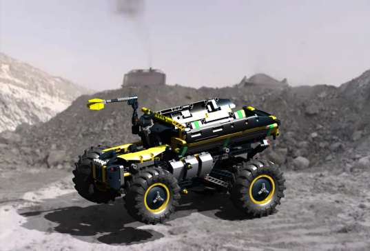 42081 Volvo概念轮式载运机3D数模图纸 STP格式