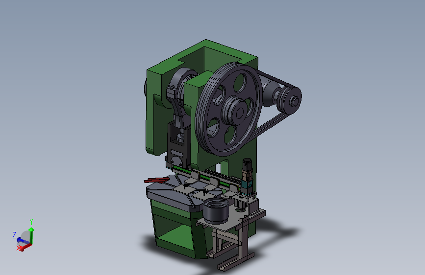 冲床自动送料系统3D图纸 T413