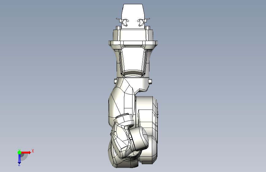 Kawasaki MC004 4kg机械臂模型3D图纸 STP格式