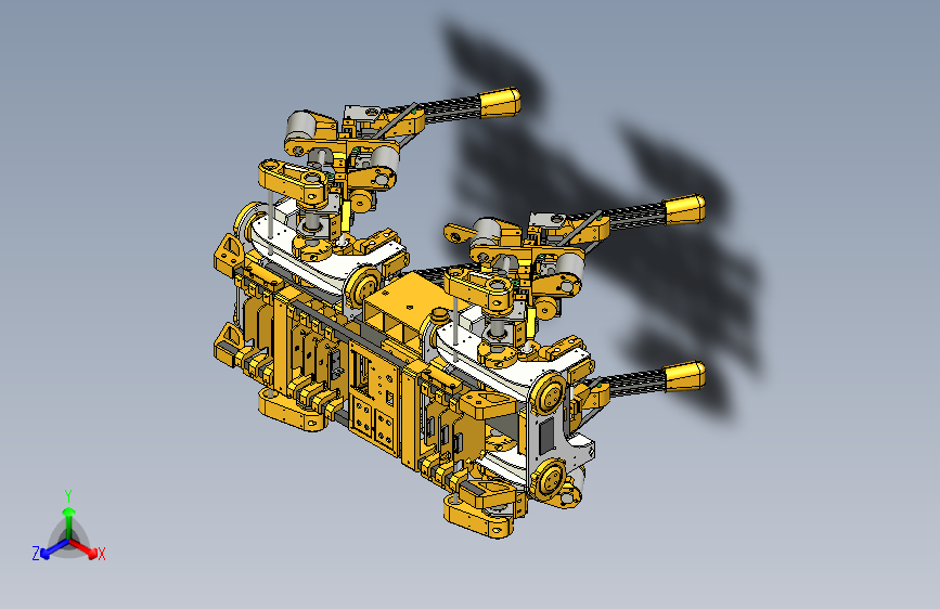 开源openDog四足机器狗3D图纸 STP_STEP_模型图纸下载 – 懒石网