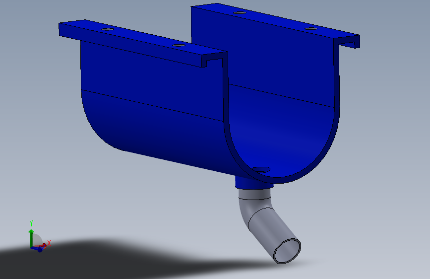简易螺旋给料机构3D数模图纸 Solidworks设计