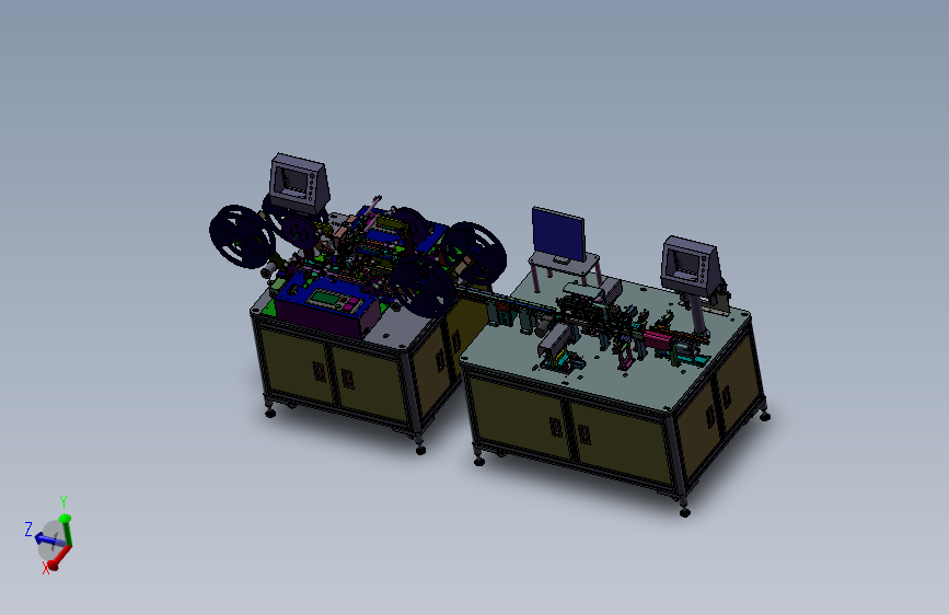 CCD性能检测包装机3D图纸 k135 自动化设备3D图纸3D模型