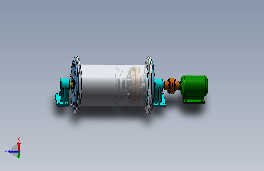 二齿差行星齿轮滚筒减速器设计(150)