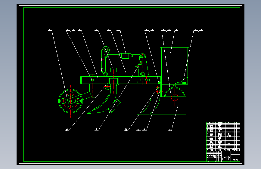 精密播种机设计（CAD图纸）
