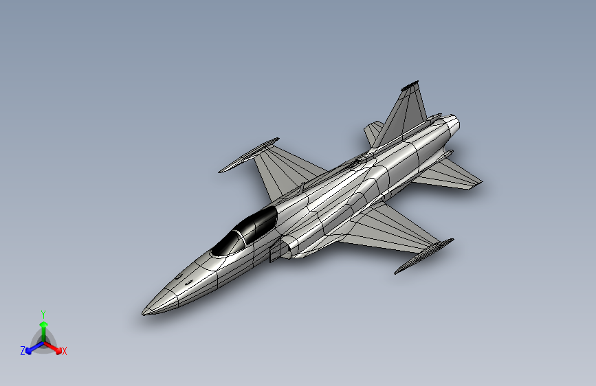 简易F-20虎鲨战斗机