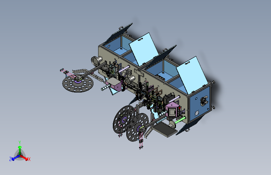 CCD自动检测组装一体机3D模型