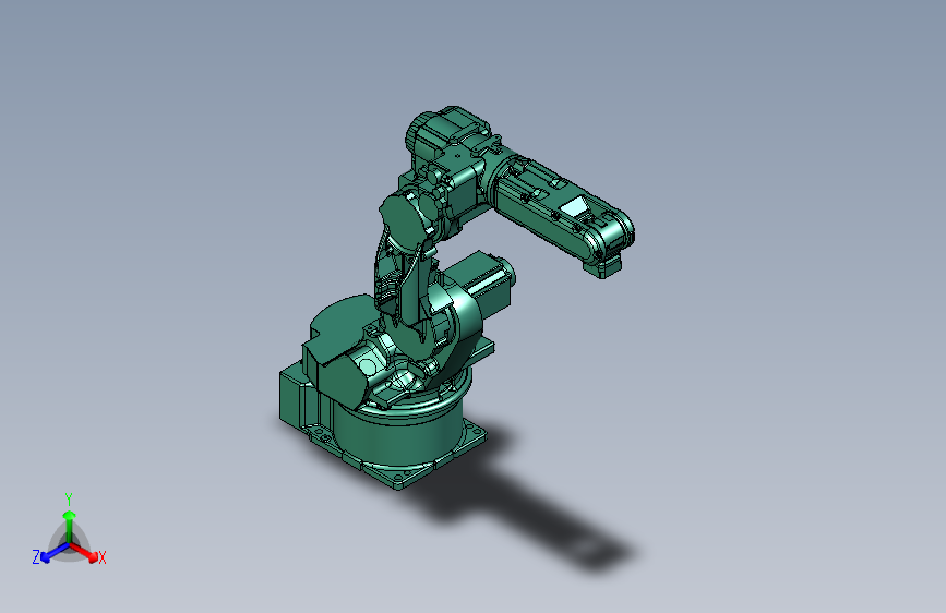 MH6S工业机器人3D模型