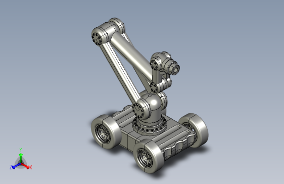 移动机器人3D模型（3