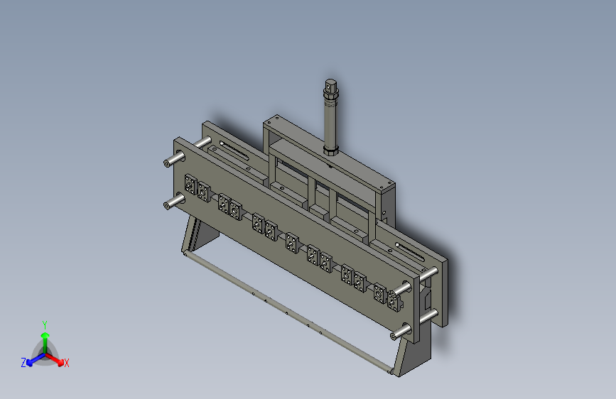 多功能钻孔工序工装设备3D模型