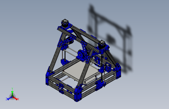 孟德尔3D打印机3D模型