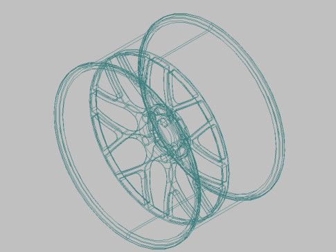 轮毂模型3D模型