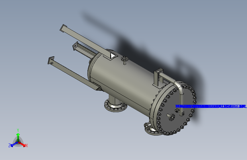 空气干燥器3D模型proe