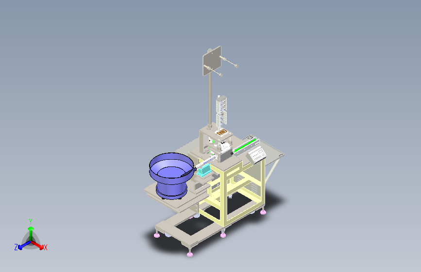 PIN压入机3D模型