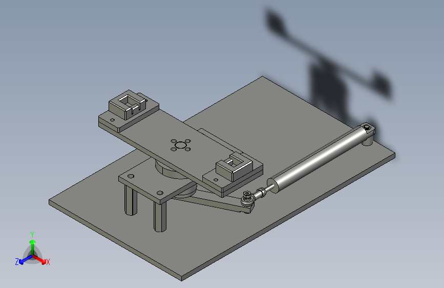 摆动工作台3D模型