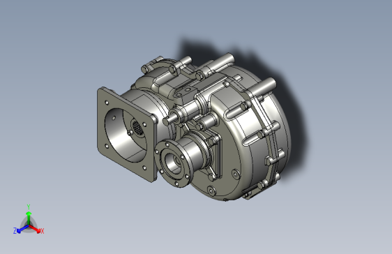 齿轮箱3D模型