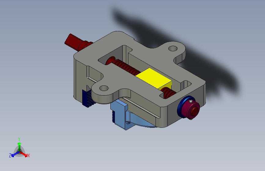 平口钳3D模型proe