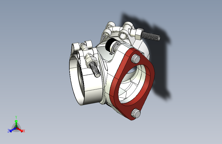 歧管组件3D模型