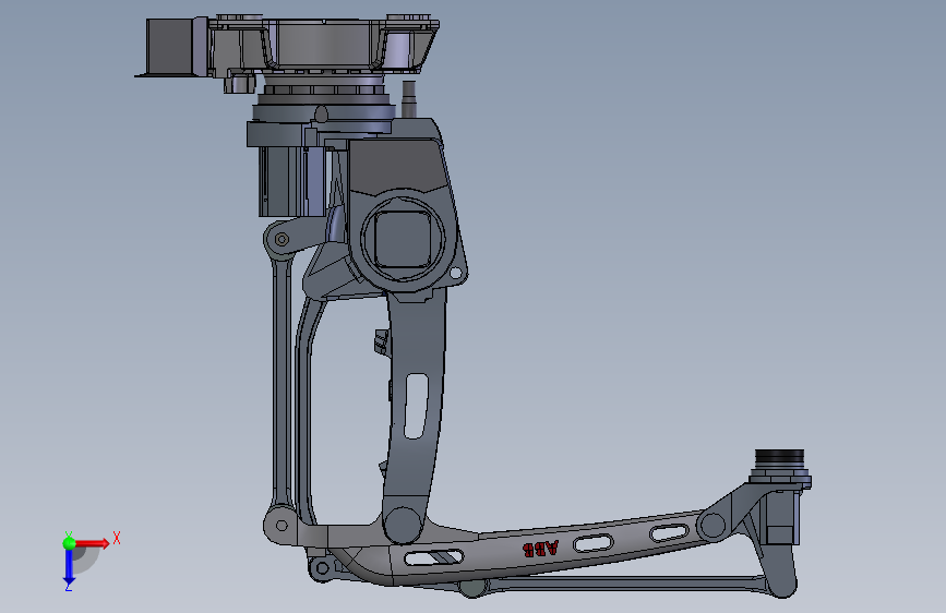 ABB IRB 460高速码垛机器人3D图纸 俯视图