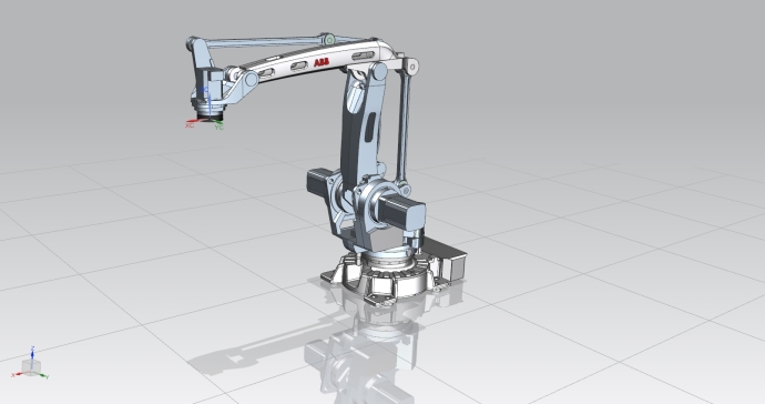ABB IRB 460高速码垛机器人3D图纸