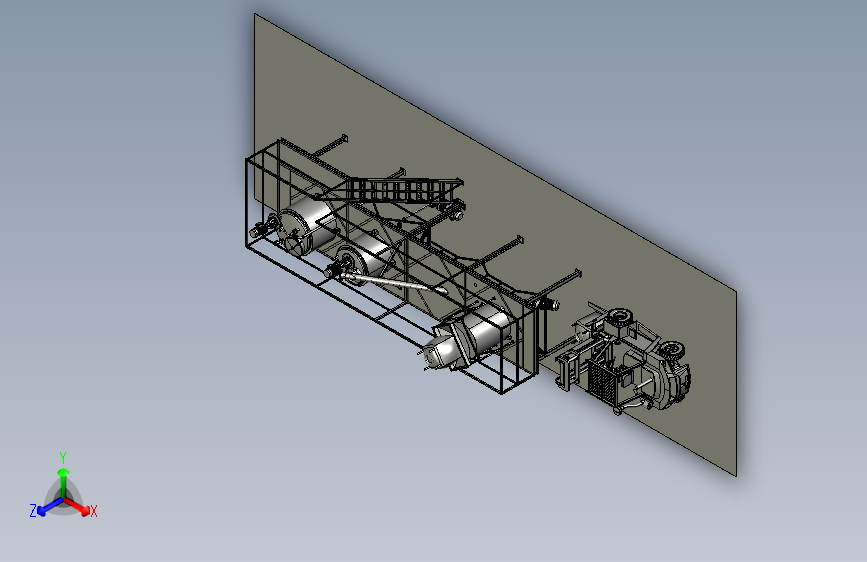 淀粉蒸煮设备3D模型