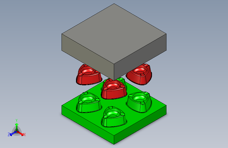 一种热流道模具3D模型