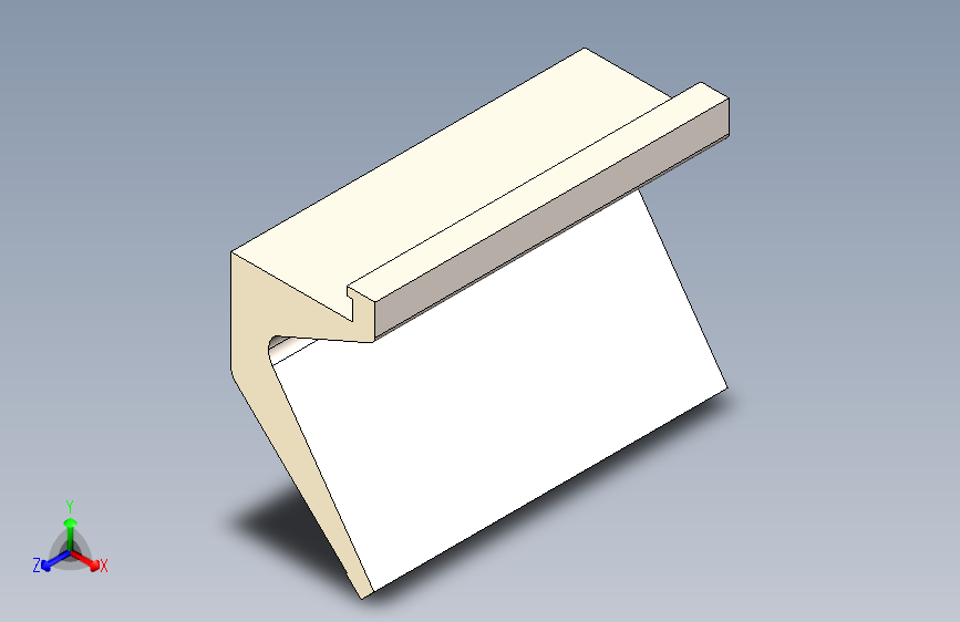 折板模具3D模型