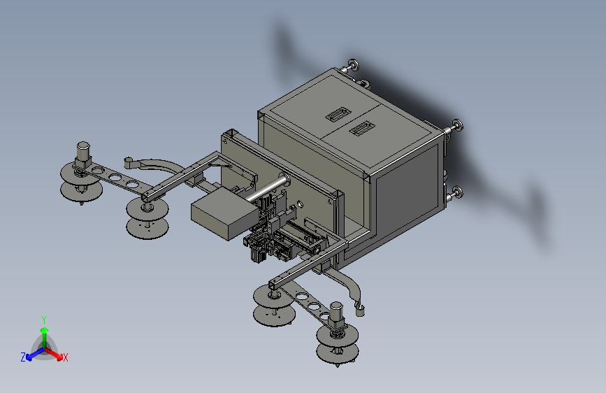 非标全自动插针裁切机3D模型