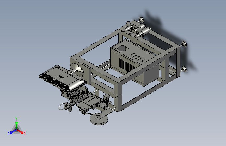 热封编带机3D模型