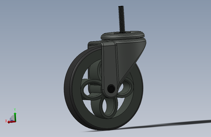 工业万向轮模型3D模型