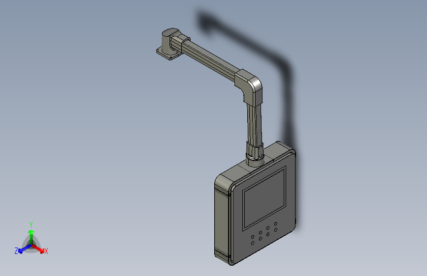 工业控制面板3D模型