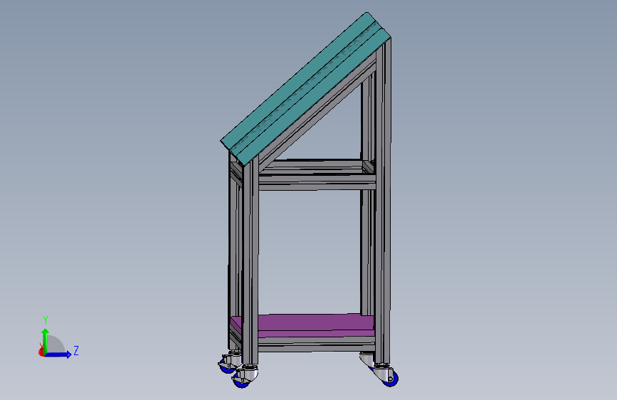 送料小推车3D模型