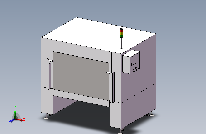 隧道式焗炉输送段3D模型